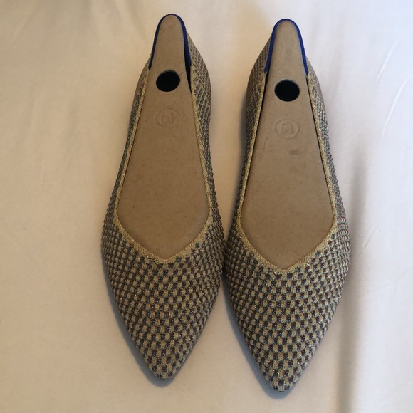 Rothy's Shoes - BNIB Mutli Metallic Rothy’s Points Sz 10